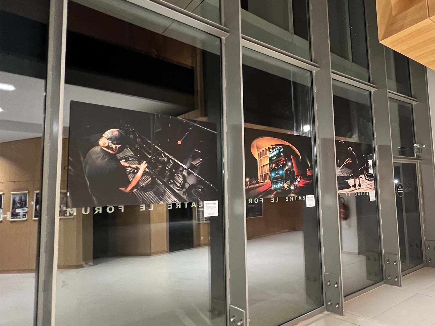 Expo photos sur les coulisses du théâtre Le Forum